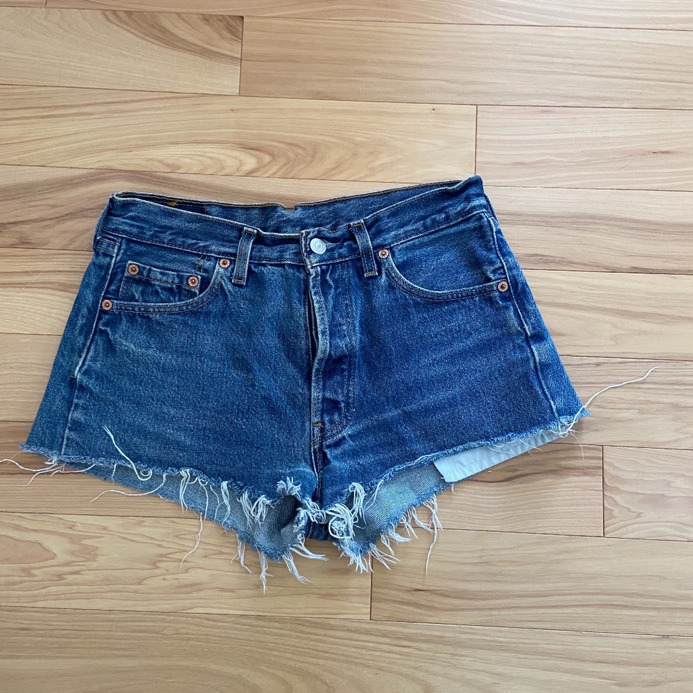 Levis Vintage Denim Cut-Off Shorts